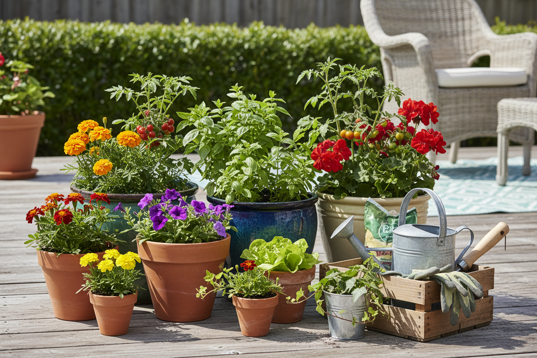 Container Gardening: Best Plants and Supplies for Beginners