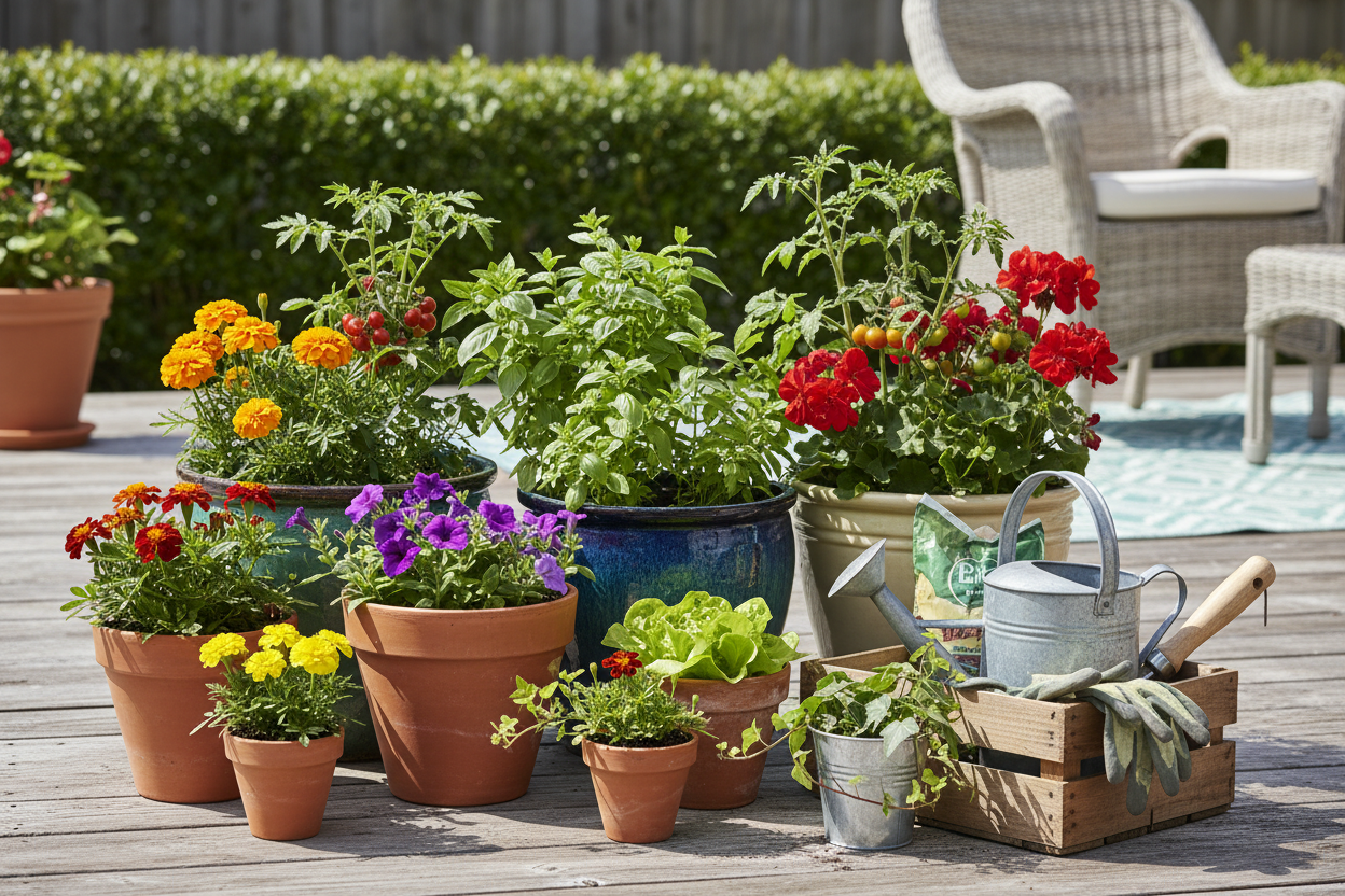 Container Gardening: Best Plants and Supplies for Beginners