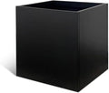 Galvanized Steel Planter Box Black Metal Planter Large Square 32Inch Indoor by GZGNEEVL