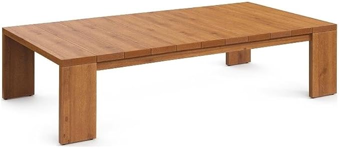 Modway Tahoe Acacia Wood Rectangular Outdoor Patio Coffee Table in Natural by Modway