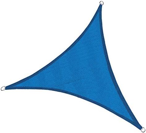LOVE STORY 10' x 10' x 10' Triangle Blue Sun Shade Sail Canopy UV Block - Image 7