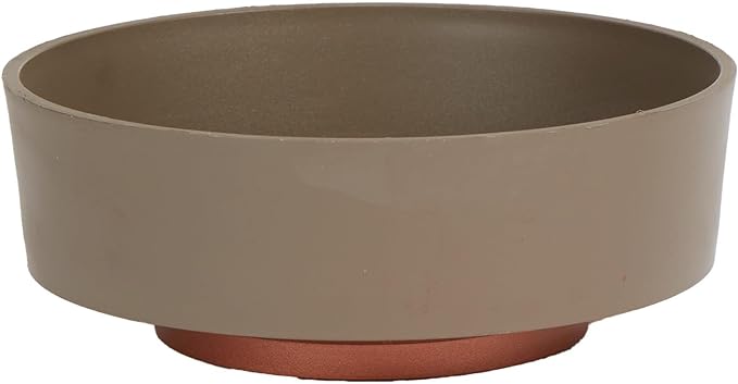 The HC Companies 6 Inch Round Plastic Succulent Capri Bowl 6"x6"x2.25" in by TheHCCompanies