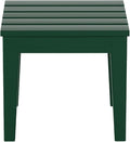 WestinTrends Ashore Outdoor Patio Modern Adirondack Side Table, Dark Green by WestinTrends