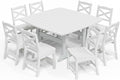 Outdoor Dining Set, HDPE 9-Piece Patio Table and Chairs Set, All-Weather by Unknown