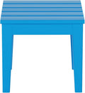 WestinTrends Ashore Outdoor Patio Modern Adirondack Side Table, Pacific Blue by WestinTrends