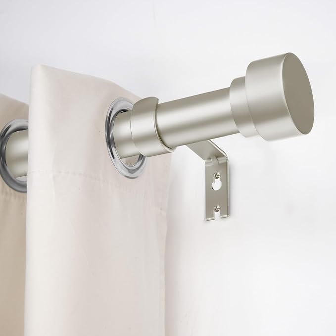 Time Forest Curtain Rods for Windows 28 to 48, 1 Inch Adjustable Heavy Duty - Image 2