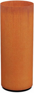 PLANTERCRAFT Corten Steel Metal Planter Box, Round Sizes, Modern Garden Steel by Plantercraft