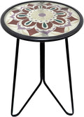LIFFY Outdoor Side Table, Indoor Round Home Decor End Table & Accent Table by LiffyArt