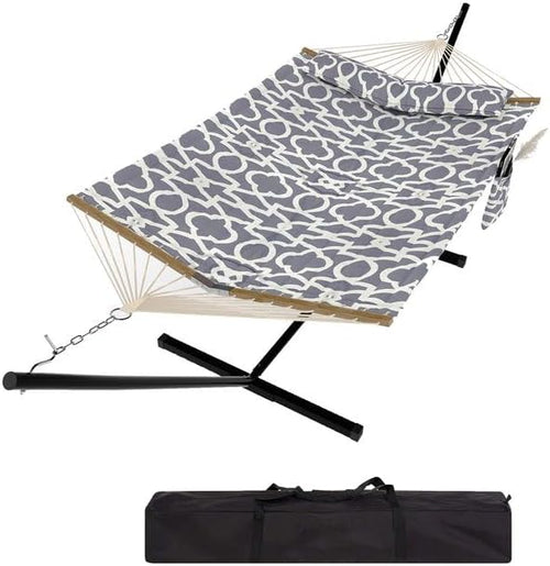 2 Person Outdoor Hammock with Stand, Portable Hammock, Heavy Duty Hammock with by GarveeHome