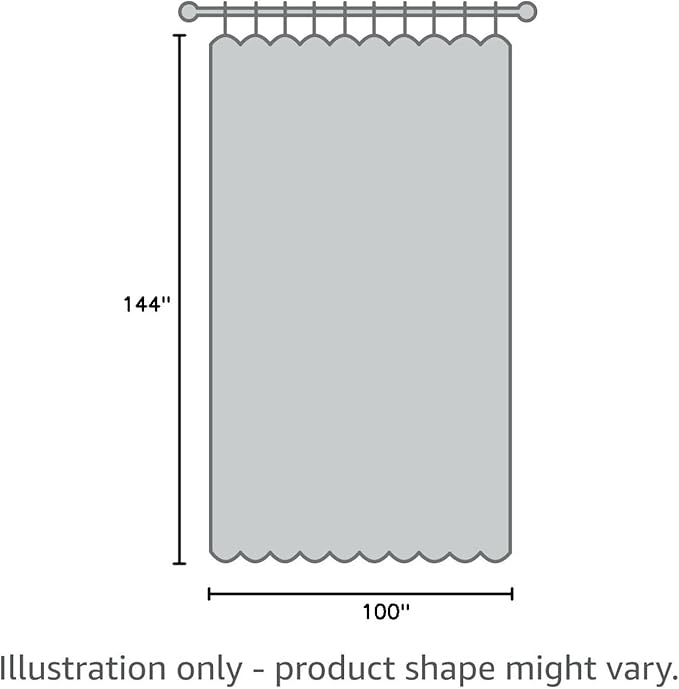 NICETOWN Black Out 144 inch Curtain - Image 8