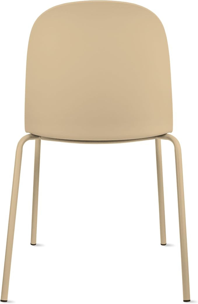 2xhome Parent Modern Stackable Armless Dining Chair | Plastic Shell Seat - Image 7