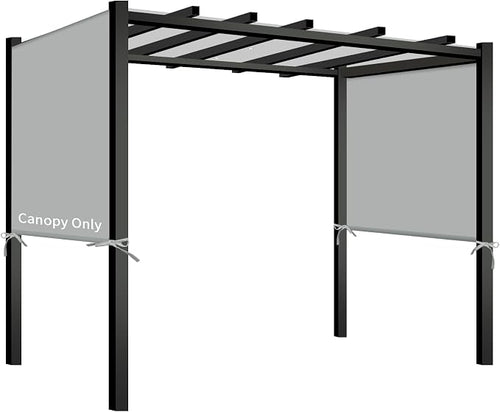 17x6.8 Ft Universal Pergola Replacement Canopy, Outdoor Canopy Shade Cover by TNGAN