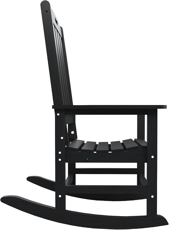 Oversized Rocking Chair Set of 4, Outdoor Rocking Chair - Image 5