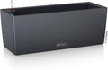 Lechuza BALCONERA Color 50 Slate, Self-Watering Window Box, H7.5 L19.7 W7.5 in by LECHUZA