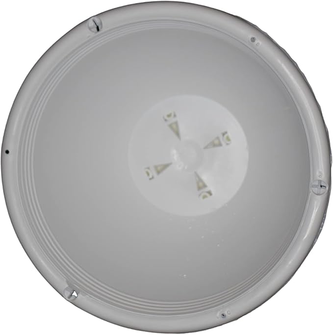 8" White Plastic Hanging Basket - Image 6