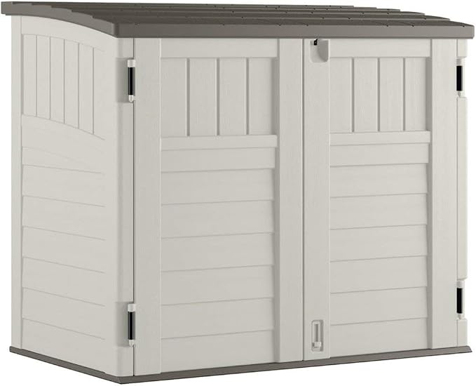 Suncast 3 Pack 34 Cu Ft Capacity Horizontal Outdoor Storage Shed - Image 4