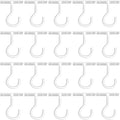 Ceiling Hooks for Hanging Plants 20pack 2.5inch White by QTJUST