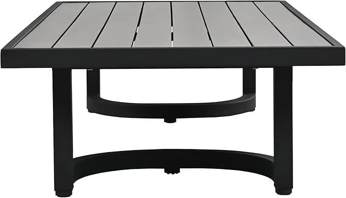 Merax 4 Piece Sectional Furniture Patio Sofa Multi-Person Outdoor Steel Sofa Set - Image 12