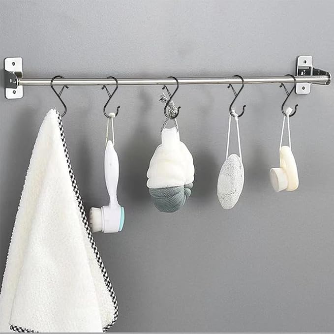 8 Pack S Hooks for Hanging, 3.5 inch Heavy Duty Metal S Hooks - Image 5