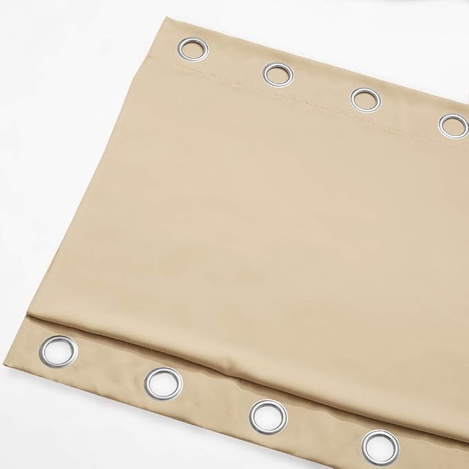 NICETOWN Outdoor Curtain for Patio Waterproof, Sunlight Block Rustproof Grommet - Image 3
