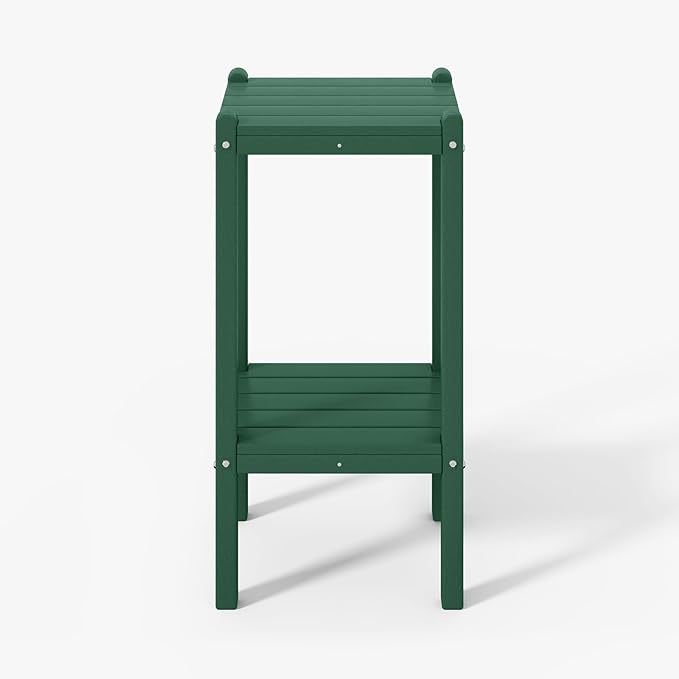 WestinTrends Malibu 36" Outdoor Adirondack HDPE 2-Tier Patio Side Table by WestinTrends