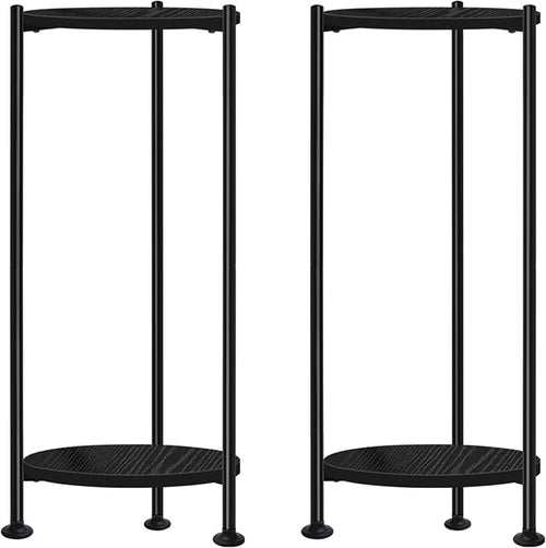 2-Pack Plant Stand Indoor Outdoor, Heavy Duty Indoor Plant Shelf, 2 Tier by Lilybud--lily