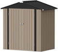 Devoko Outdoor Storage Shed 6 x 4 FT Lockable Metal Garden Shed Steel by DEVOKO