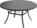 VICLLAX 60" Outdoor Round Patio Table by HOME