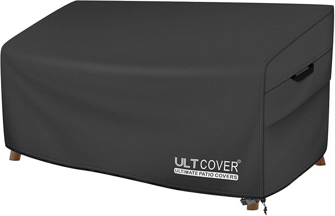 ULTCOVER Patio Furniture Sofa Cover 74W x 35D x 35H inch Waterproof Outdoor by ULTCOVER