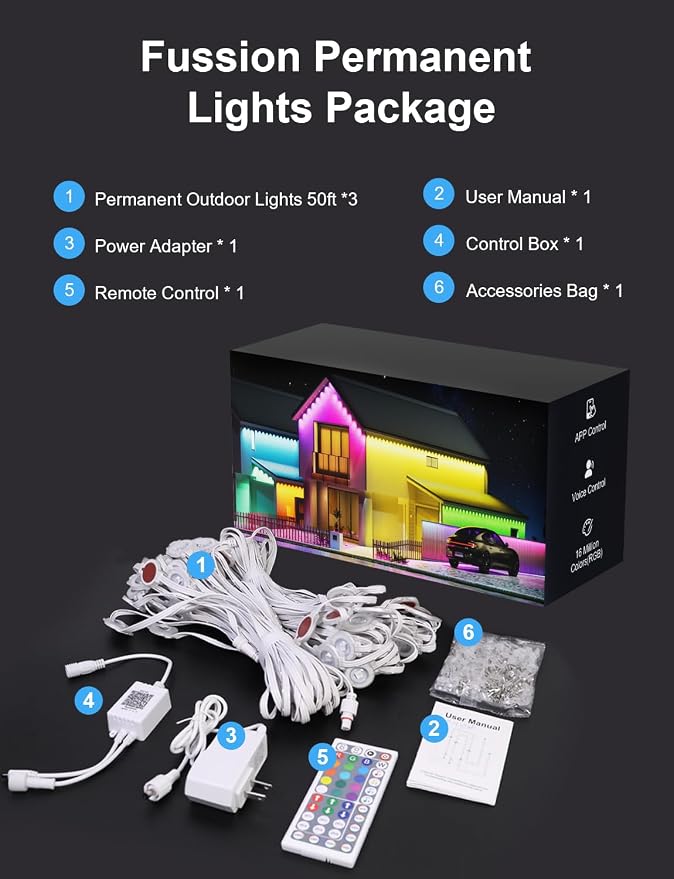 Fussion Permanent Outdoor Lights - Image 8
