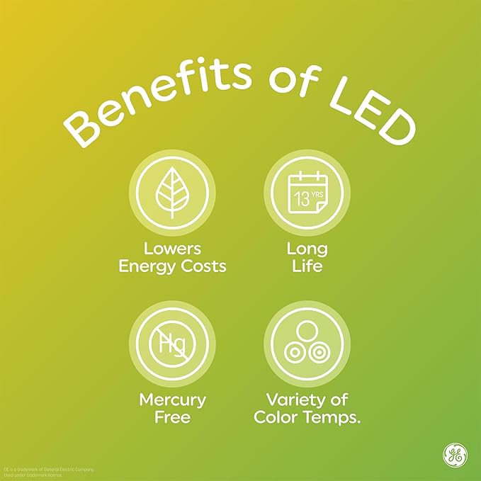 GE LED+ Motion Sensor LED Light Bulbs, Outdoor Security Lights, A21 2 Count - Image 8