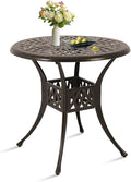 Patio Dining Table, Cast Aluminum Patio Table by Sumshadow