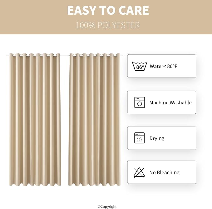 Waterproof Outdoor Curtain W105 x L108 - Image 7