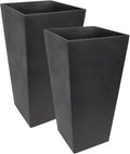 Tierra Verde 2-Pack Indoor & Outdoor Self-Watering Square Planters by TierraVerde