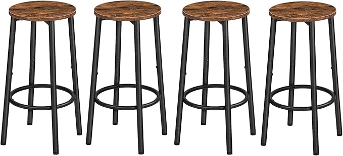 HOOBRO Bar Stools, Kitchen Round Height Stools by HOOBRO