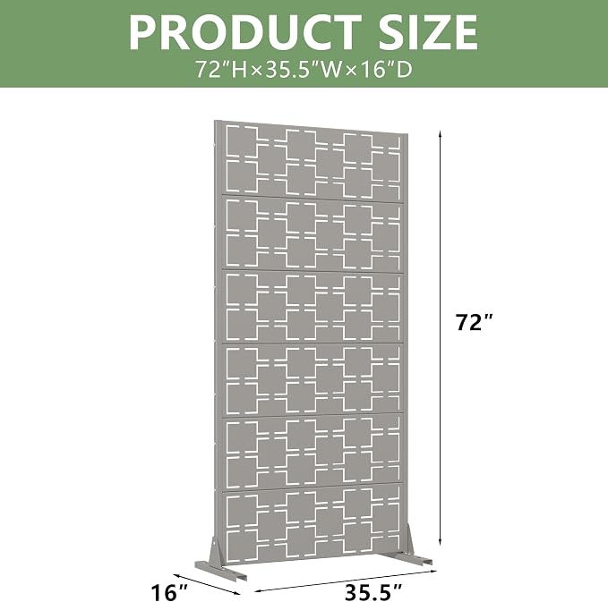 Casaphoria Metal Privacy Screen Outdoor - Image 4