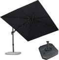 PURPLE LEAF 9' X 12' Right-left Tilt Patio Umbrella by PURPLELEAF