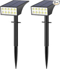 Solar Lights Outdoor Waterproof, Solar Spot Lights- 2 Pack/4 Mode LED by WENATY