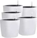 KINJOEK 5 Packs 7 Inch Self Watering Pot by KINJOEK