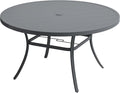 VICLLAX 60" Outdoor Round Patio Table by HOME
