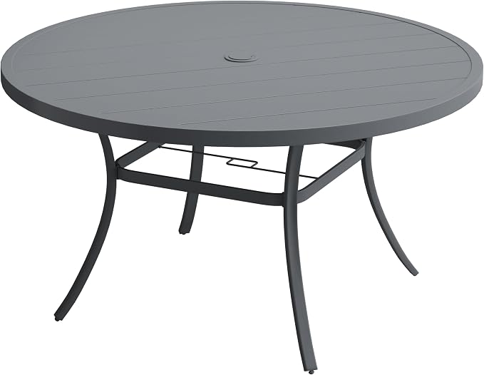 VICLLAX 50" Outdoor Round Patio Table by HOME