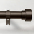 Curtain Rods for Windows 48 to 84, 1 Inch Adjustable Heavy Duty Long Window by TimeForest