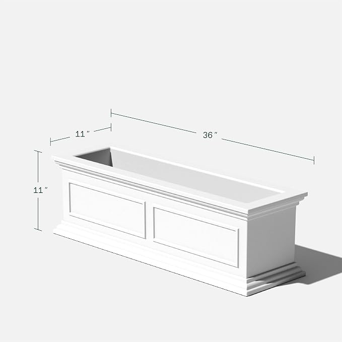 Veradek Brixton Window Box Plastic Planter - Image 2