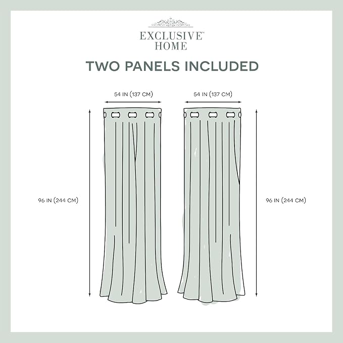 Exclusive Home Canopy Stripe Indoor/Outdoor Grommet Top Curtain Panel, Sunbath - Image 6