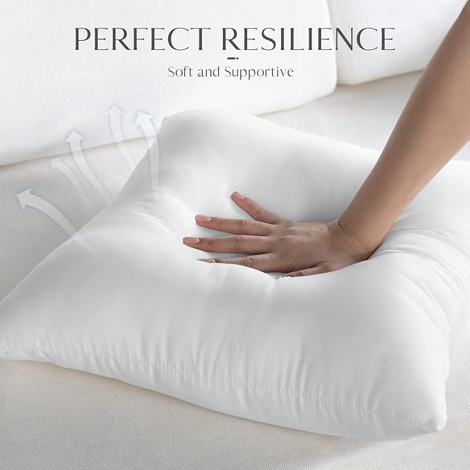 Ashler Outdoor Lumbar Pillows, 12 x 20 Outdoor Pillows, Summer Pillows Set of 4 - Image 5