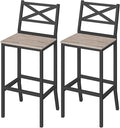 Bar Stools, Kitchen Breakfast Bar Chairs, Easy Assembly, by MAHANCRIS