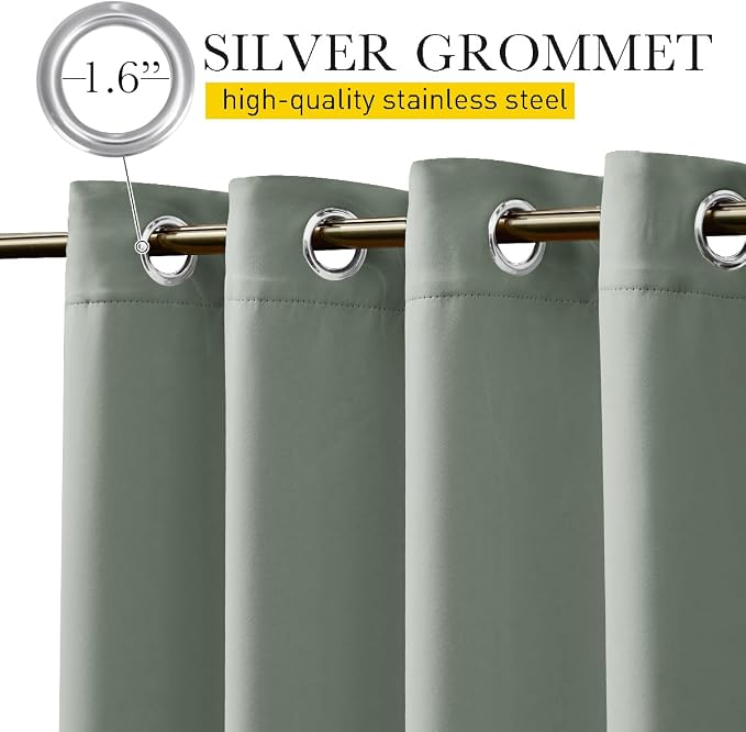NICETOWN 2 Panels Outdoor Curtains - Image 5