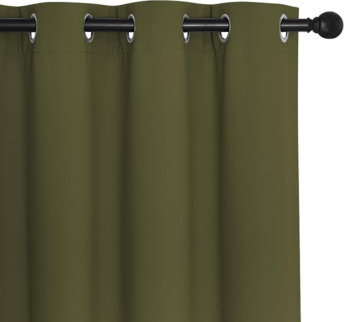 NICETOWN Room Divider Curtain 132 Inches Long, Wide Blackout Sliding Door - Image 7