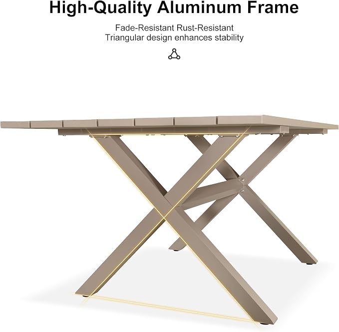 PURPLE LEAF 9 Pieces Outdoor Dining Set - Image 6