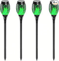 4 Pack Outdoor Solar Flame Light, Solar Lights Outdoor by Unknown